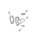 Genuine Mopar Thermostat Gasket 68099632AA. Fixed Price $28.58.