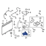 Ford Fiesta 2011-2019 BE8Z8592B Engine Coolant Thermostat Housing. Fixed Price $32.09.