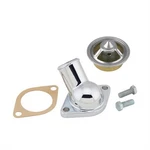 Chrome Water Neck & 180 Degree Thermostat, Fits 1955-65 Chevy. Fixed Price $47.99.