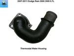 3243297 07-11 Dodge Ram 2500 6.7L Cummins Thermostat Housing Water Neck Outlet. Fixed Price $69.00.
