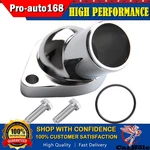 Chrome Plated O-ring Thermostat Housing Water Neck 45 Small Block For Chevy 350. Fixed Price $12.99.