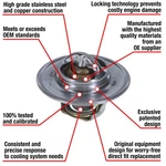 Motorad 7200-195 Fail-safe Thermostat. Fixed Price $10.47.
