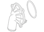 Genuine Audi Engine Coolant Thermostat Kit 059-122-111-D. Fixed Price $130.75.