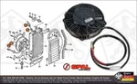 Porsche 930 911 Carrera Oil Cooler Fan Retrokit Updated Harness Aux Fender. Fixed Price $288.00.