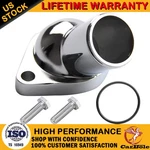 2660 Chrome Water Neck Thermostat Housing Degree For Chevy V8 350 454 Sbc Bbc. Fixed Price $12.99.