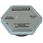 Moroso Radiator Cap 63320; Race Series, Hexagon 19-21 Psi Natural Steel. Fixed Price $24.56.