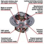 Engine Coolant Thermostat-fail-safe Motorad 7204-192. Fixed Price $37.99.
