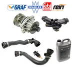 Water Pump & Thermostat + Upper Lower Hose Sensor Coolant Kit Oes For Bmw E46 3. Fixed Price $231.52.