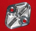 Custom Ball Milled 235 Chevy Six Cyl Fuel Block Off Plate Kit. Fixed Price $31.79.