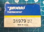 Pronto Thermostat, 31979, 195 F, 90 C, Usa, Engine Coolant. Fixed Price $15.95.