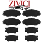 D1210/D1212 Oe Spec Ceramic Brake Pads For Toyota RAV4 2.4L 2.5L Engine. Fixed Price $31.99.