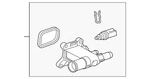 Genuine Jaguar Water Outlet JDE28625. Fixed Price $84.61.