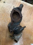 Triumph Spifire Water Pump Housing Complete With Thermo Etc Good Used. Fixed Price $115.86.