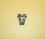 1986-1991 Corvette Thermostat Aluminum Housing Stock Oem Mounting Bolts (2), Gm. Fixed Price $8.99.
