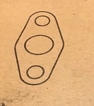 Fel-pro Nos 1954 62 Ford V8 Water By-pass Gasket Mercury Edsel. Fixed Price $8.00.