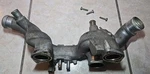 2003-2008 Jaguar 4.2L Xjr ,X350 Coolant Thermostat Housing 2W93-8A520BC + Bolts. Fixed Price $95.00.