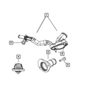 Genuine Mopar Thermostat Housing 4666054AA. Fixed Price $48.40.