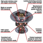 Engine Coolant Thermostat-fail-safe Motorad 7214-180. Fixed Price $32.99.