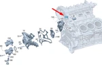 New Mercedes-benz W212 O-ring Water Pump A0269979745 Genuine. Fixed Price $7.97.