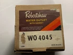 Robertshaw Water Outlet With Gasket & Plug Pn: WO4045 Made In Usa Nib New. Fixed Price $20.95.
