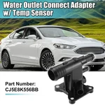 Engine Coolant Water Outlet W/ Temp Sensor Ford 2.0 Ecoboost No. LR038758. Fixed Price $22.49.