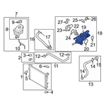 For Hyundai Sonata 11-12 Lower Engine Coolant Thermostat Housing. Fixed Price $179.74.