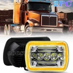 Pair 5X7 7X6 Led Headlights Hi Low Beam For International Ihc 9200 9900 9400I. Fixed Price $35.99.
