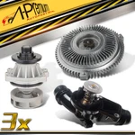 A-premium Water Pump+fan Clutch+thermostat Assembly For Bmw E36 E46 E39 E53 320I. Fixed Price $106.02.