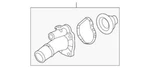 Genuine Land Rover 2012-2017 Discovery Sport LR2 Se Thermostat Housing LR027158. Fixed Price $95.39.