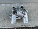 Used Thermostat Housing For 80-89 Fuel Injected Fiat X1/9 4269355 4388874. Fixed Price $168.90.