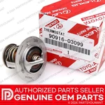 Genuine Toyota Oem Engine Coolant Thermostat 90916-03099 / 9091603099 New. Fixed Price $34.99.