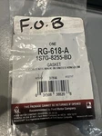 Motorcraft #RG-618-A, 1S7G-8255-BD Engine Coolant Thermostat Housing Gasket D140. Fixed Price $7.29.
