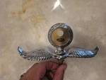 Junior With Ford Logo Chrome Wings - Boyce. Fixed Price $195.00.