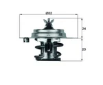 Behr/mahle Tx 7 88D Thermostat, Coolant Chrysler Daihatsu Ford Fso Honda. Fixed Price $14.85.
