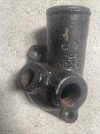 Vintage Gm Cast Iron Thermostat Water Neck 3 Port Heater Outlet 2095 5005. Fixed Price $40.00.