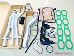 Porsche Cayenne Coolant Pipe Kit Thermostat, Gaskets 948106059. Fixed Price $198.81.