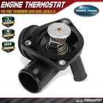 Engine Coolant Thermostat Housing Assembly Ford Thunderbird 03-05 Lincoln Ls. Fixed Price $20.49.