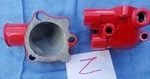 79-83 Datsun 280ZX Thermostat Housing Upper And Lower Powder Coated Red Oem. Fixed Price $119.99.