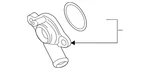 Genuine Volkswagen Engine Coolant Outlet Flange 04L-121-131-AA. Fixed Price $17.54.