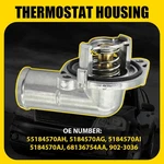Upgraded Thermostat Housing Assy For 2014-2021 Ram Promaster 1500 2500 3.6L 3500. Fixed Price $21.84.