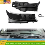 Windshield Wiper Cowl Vent Left Right Set For 2002-2010 Dodge Ram 1500 2500 3500. Fixed Price $68.68.