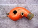 Original 63 Corvette Thermostat Housing Water Outlet 3827369 (JD-75). Fixed Price $49.95.