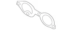 Genuine Mitsubishi Thermostat Housing Gasket 1305A458. Fixed Price $13.44.