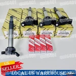 Oem 4PCS Denso 90919-02258 Ignition Coils Spark Plugs For Toyota Corolla Prius. Fixed Price $103.00.