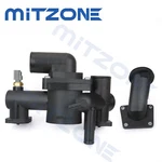 Water Outlet & Thermostat Housing W/ Sensor For Jaguar XK8 2003-2006 4.2L Na. Fixed Price $22.99.