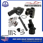 For Vw Golf Jetta Passat 2.8L VR6 Front Center Coolant Thermostat Housing Kit. Fixed Price $56.99.