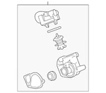Genuine Gm Engine Coolant Thermostat Housing 12706565. Fixed Price $103.19.