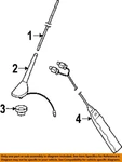 Vw Volkswagen Oem 05-09 Jetta-antenna Mast 1J0035849E. Fixed Price $69.06.