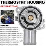 Thermostat For Dodge Journey Grand Caravan 3.6L 2011 2012 2013 2014 2015-2018. Fixed Price $16.99.