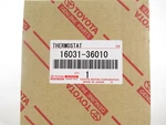 Genuine Oem Toyota Lexus 16031-36010 Water Inlet Thermostat Assy. Fixed Price $50.34.